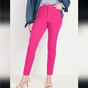 Old Navy Pink Cropped Ankle Pants